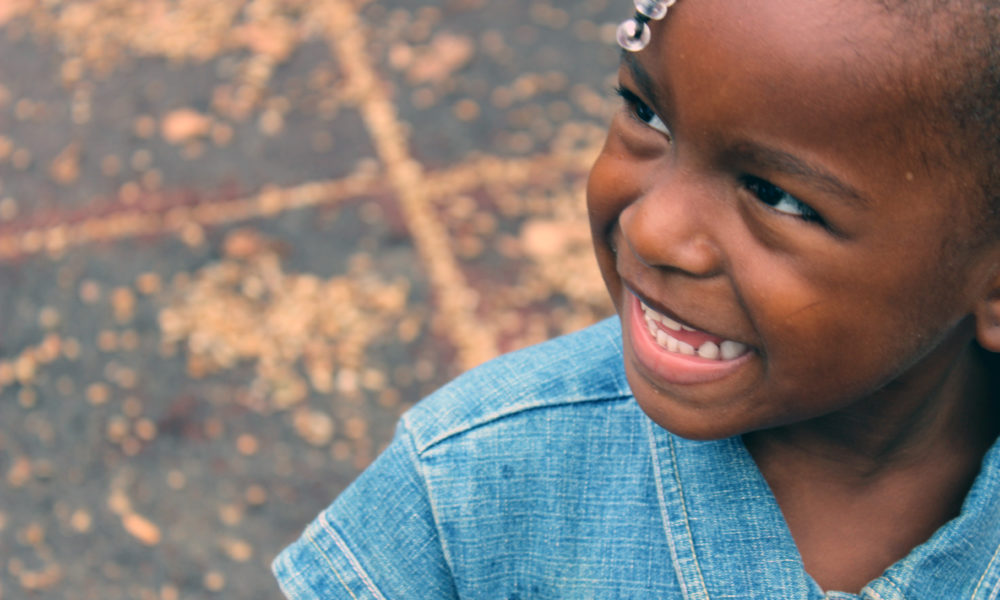 child smiling